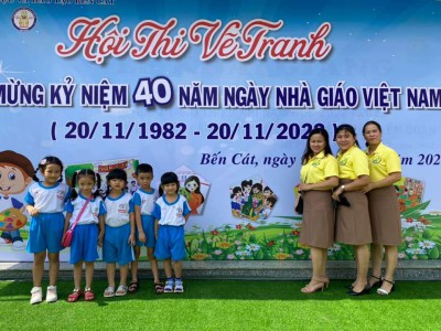 HỘI THI VẼ TRANH CHÀO MỪNG KN 40 NĂM NGÀY NHÀ GIÁO VIỆT NAM