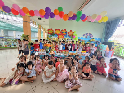 TRƯỜNG MẦM NON CHÁNH PHÚ HÒA TỔ CHỨC TỌA ĐÀM CHÀO MỪNG SINH NHẬT BÁC 19/05/1890 - 19/05/2023 KẾT HỢP TỔ CHỨC SINH NHẬT CÁC BÉ SINH TRONG THÁNG 5, 6, 7 VÀ LIÊN HOAN CUỐI NĂM HỌC 2022 - 2023 CHO TRẺ