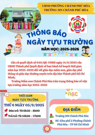 THÔNG BÁO TỰU TRƯỜNG