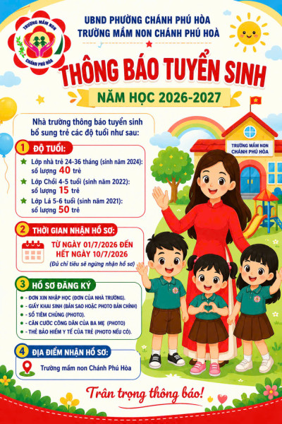 thông báo tuyển sinh 2026 2027