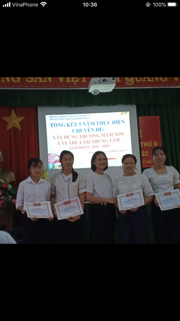 Tổng kết 5 năm thực hiện "Chuyên đề xây dựng Trường Mầm non lấy trẻ làm trung tâm"
