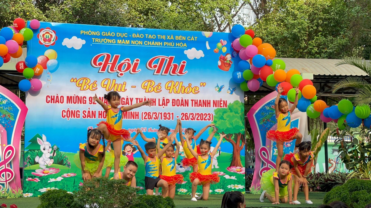 HỘI THI "BÉ VUI-BÉ KHỎE" CHÀO MỪNG KỶ NIỆM 92 NĂM NGÀY THÀNH LẬP ĐOÀN THANH NIÊN CỘNG SẢN HỒ CHÍ MINH (26/3/1931-26/3/2023)
