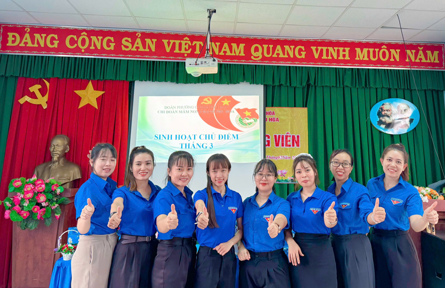 CHI ĐOÀN TRƯỜNG MN CHÁNH PHÚ HOÀ TỔ CHỨC SINH HOẠT CHI ĐOÀN THÁNG THANH NIÊN NĂM 2025