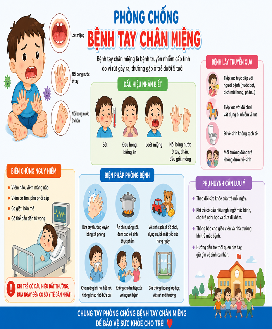 PHÒNG BỆNH TAY CHÂN MIỆNG