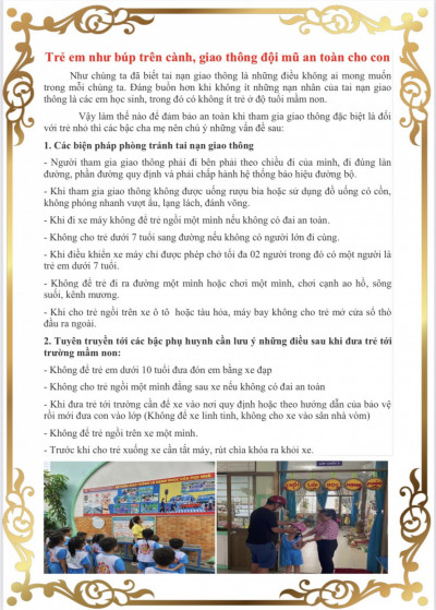 GIÁO DỤC AN TOÀN GIAO THÔNG